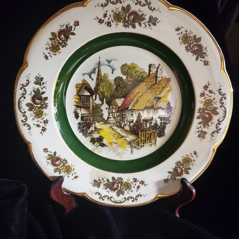 Ascot Service Plate by Wood and Sons England Alpine White Ironstone Large - Picture 16 of 16
